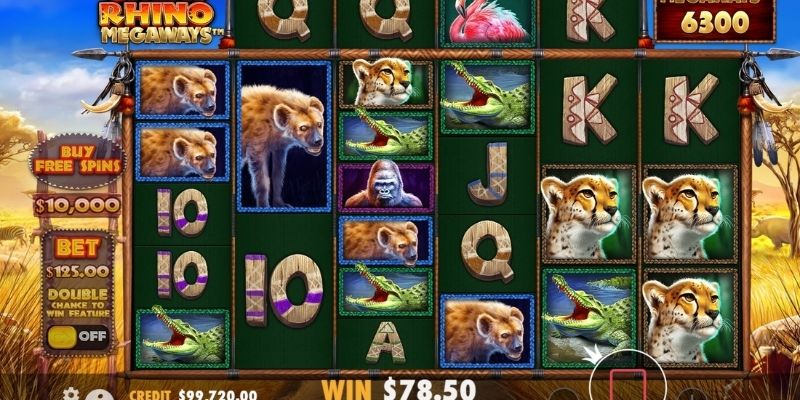 Giới thiệu vài nét nổi bật về trò chơi Great Rhino tại PP Slot